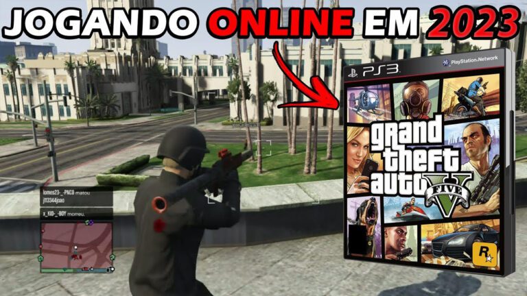 GTA V online no Ps3 (COMO JOGAR) 2023