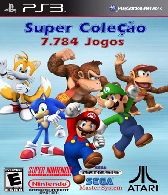 Super Coleção 7.784 Jogos Ps3 Pkg