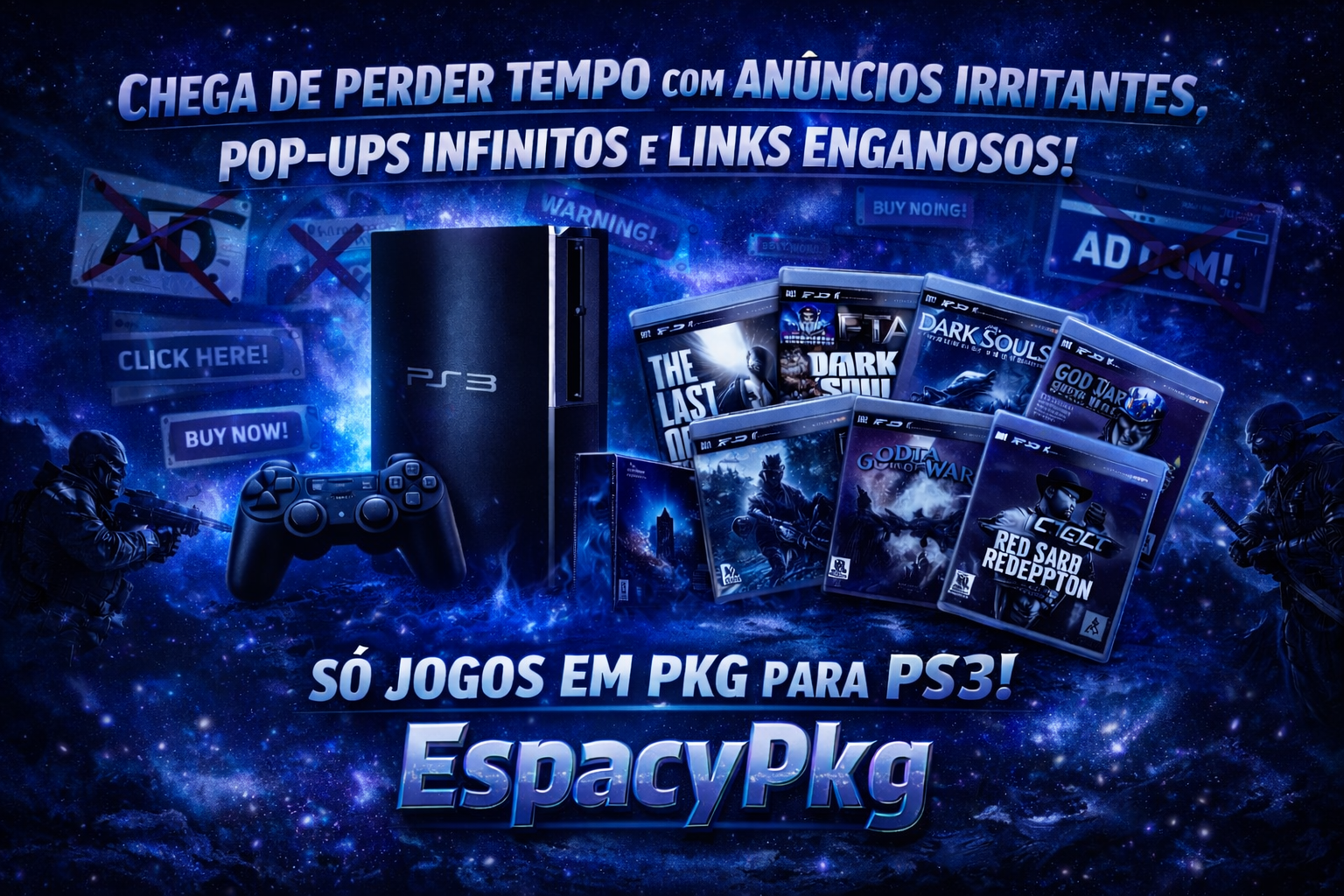 EspacyPkg Jogos PS3 PKG