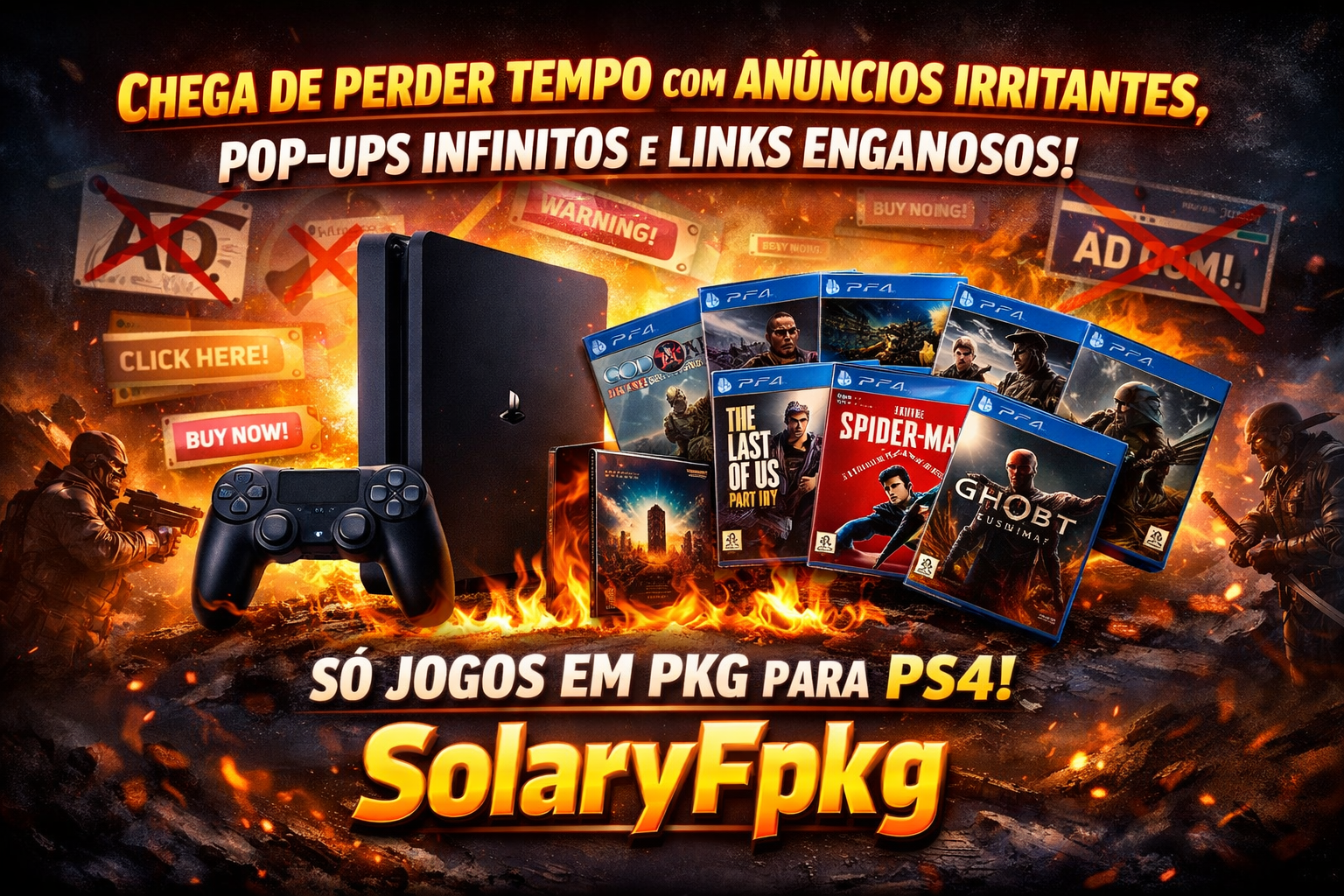 SolaryFPKG Jogos PS4 PKG