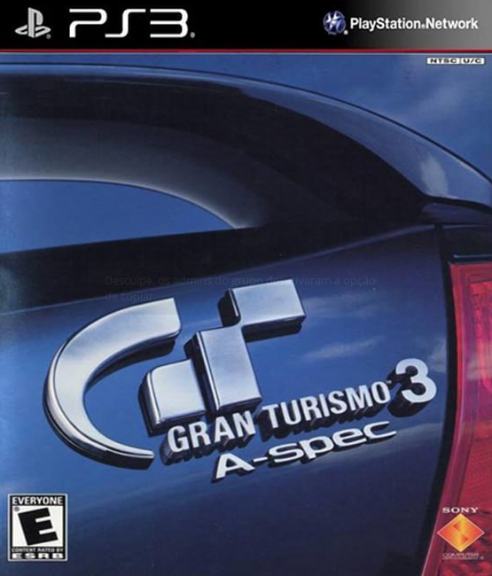 Gran Turismo 3 – A-Spec Ps3 Pkg